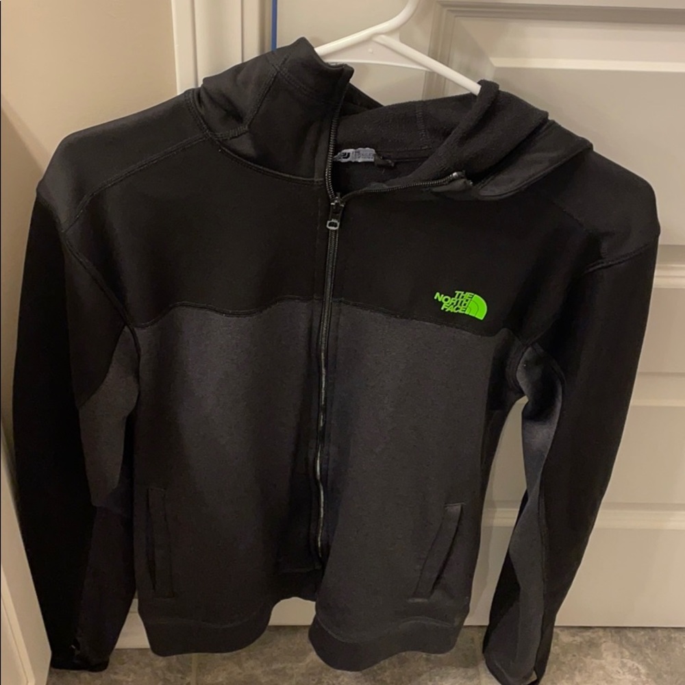 NORTH FACE ZIP UP HOODIE